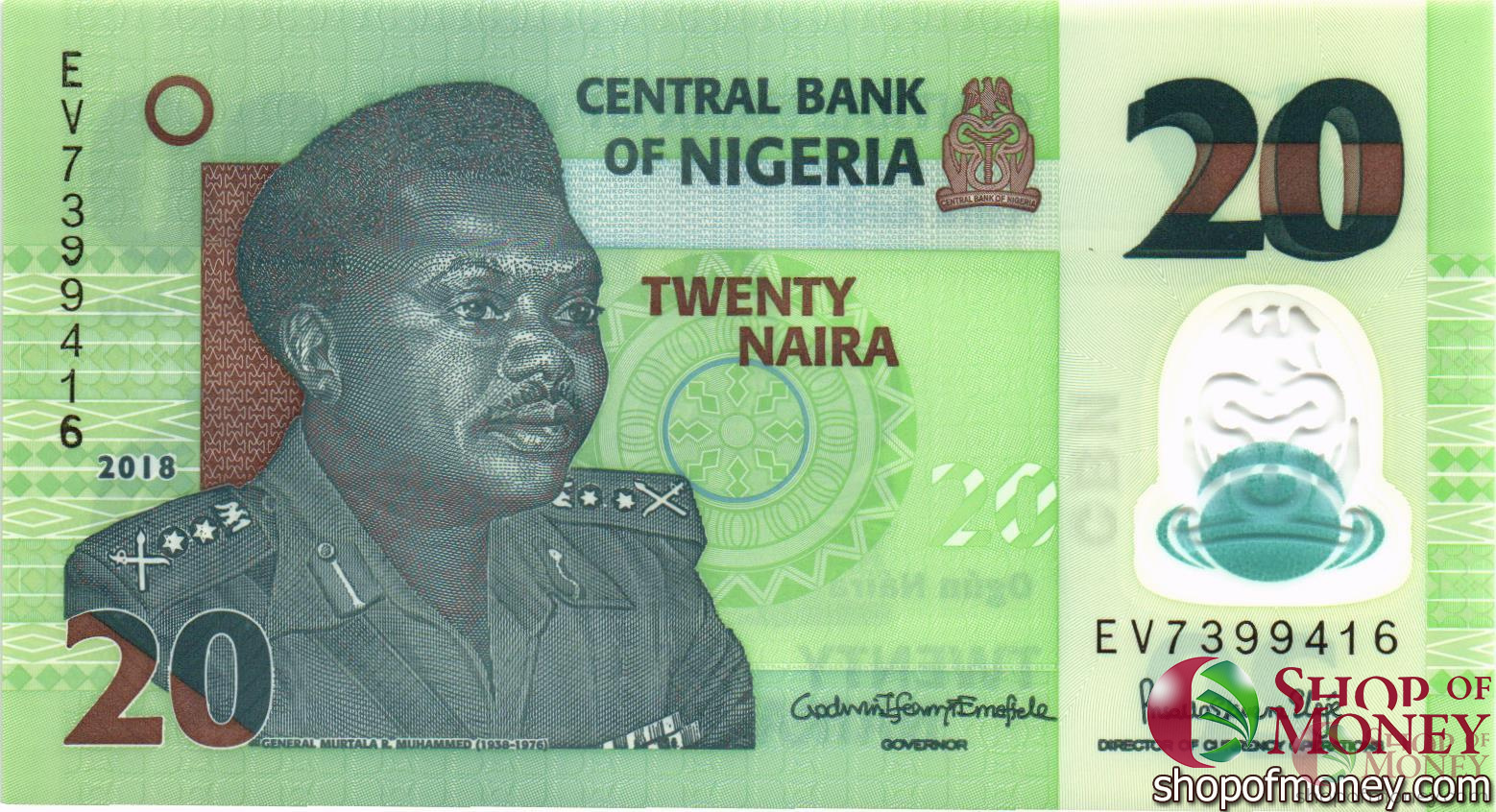 НИГЕРИЯ 20 НАЙРА мини 1