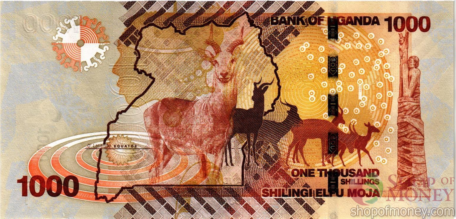 УГАНДА 1000 ШИЛЛИНГОВ мини 2