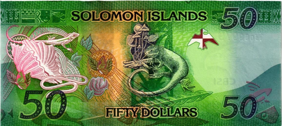 СОЛОМОНОВЫ ОСТРОВА 50 ДОЛЛАРОВ мини 2