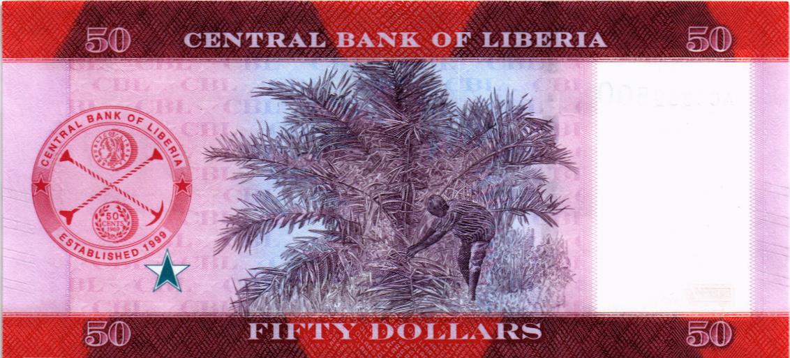 ЛИБЕРИЯ 50 ДОЛЛАРОВ мини 2