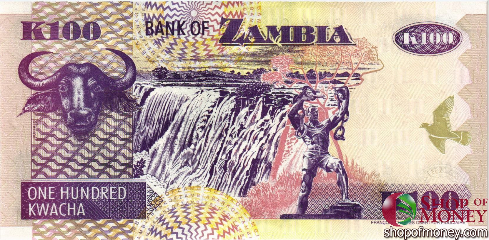 ЗАМБИЯ 100 КВАЧА мини 2