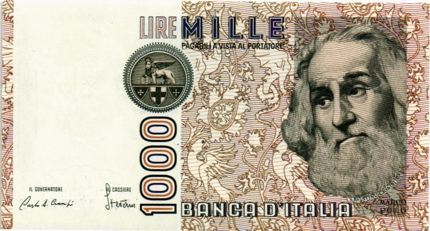 ИТАЛИЯ 1000 ЛИР