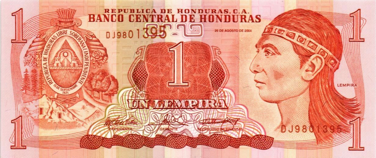 ГОНДУРАС 1 ЛЕМПИРА мини 1