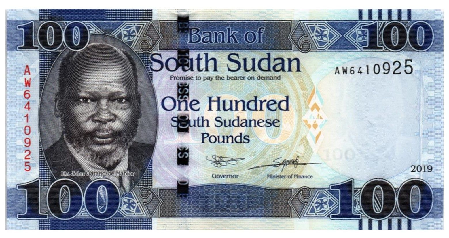 ЮЖНЫЙ СУДАН 100 ФУНТОВ