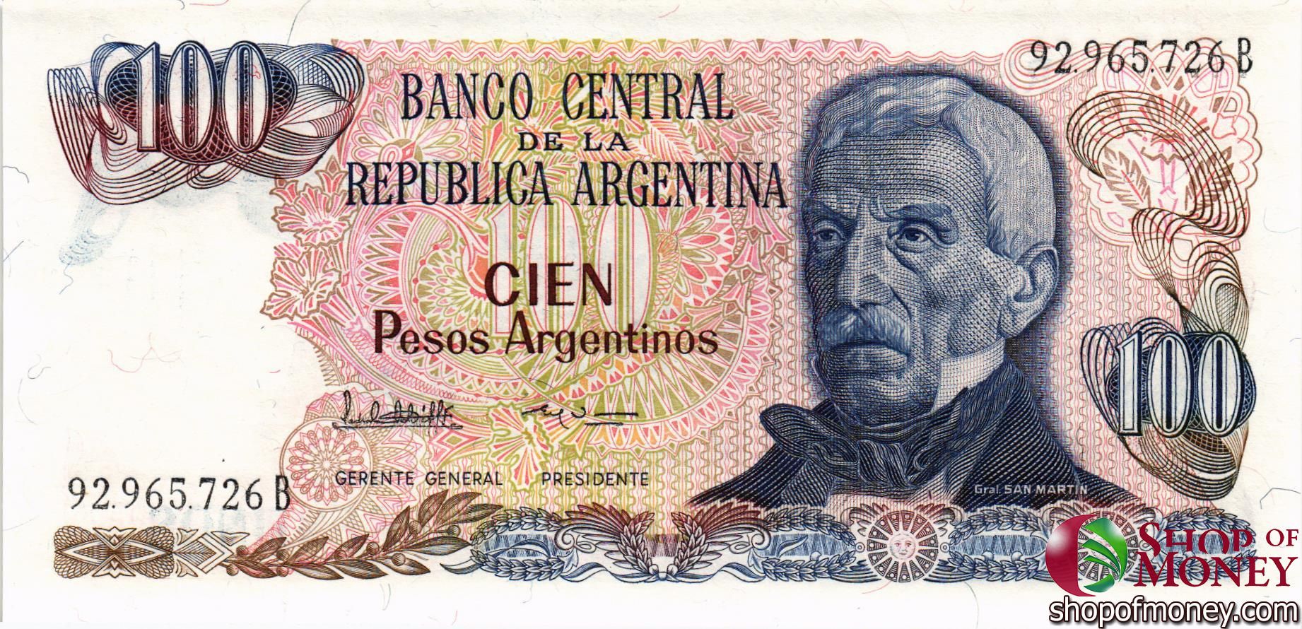 АРГЕНТИНА 100 ПЕСО мини 1
