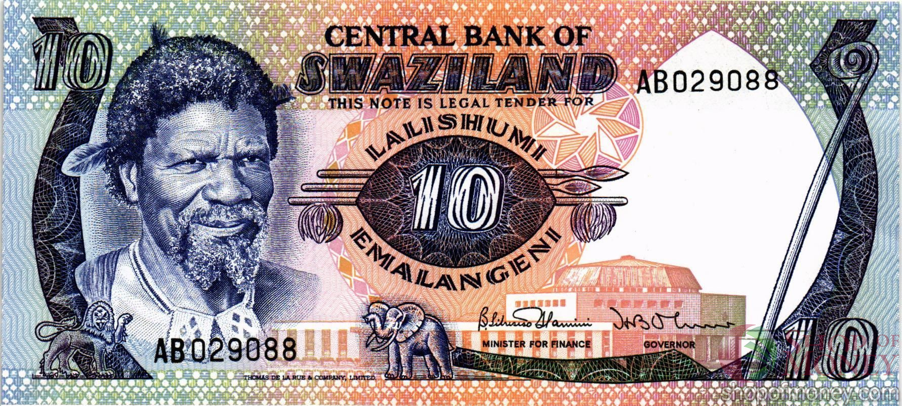 СВАЗИЛЕНД 10 ЭМАЛАНГЕНИ мини 1