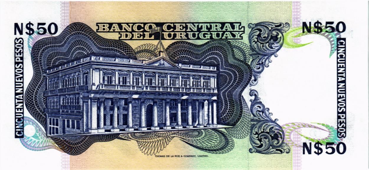 УРУГВАЙ 50 ПЕСО (G) мини 2