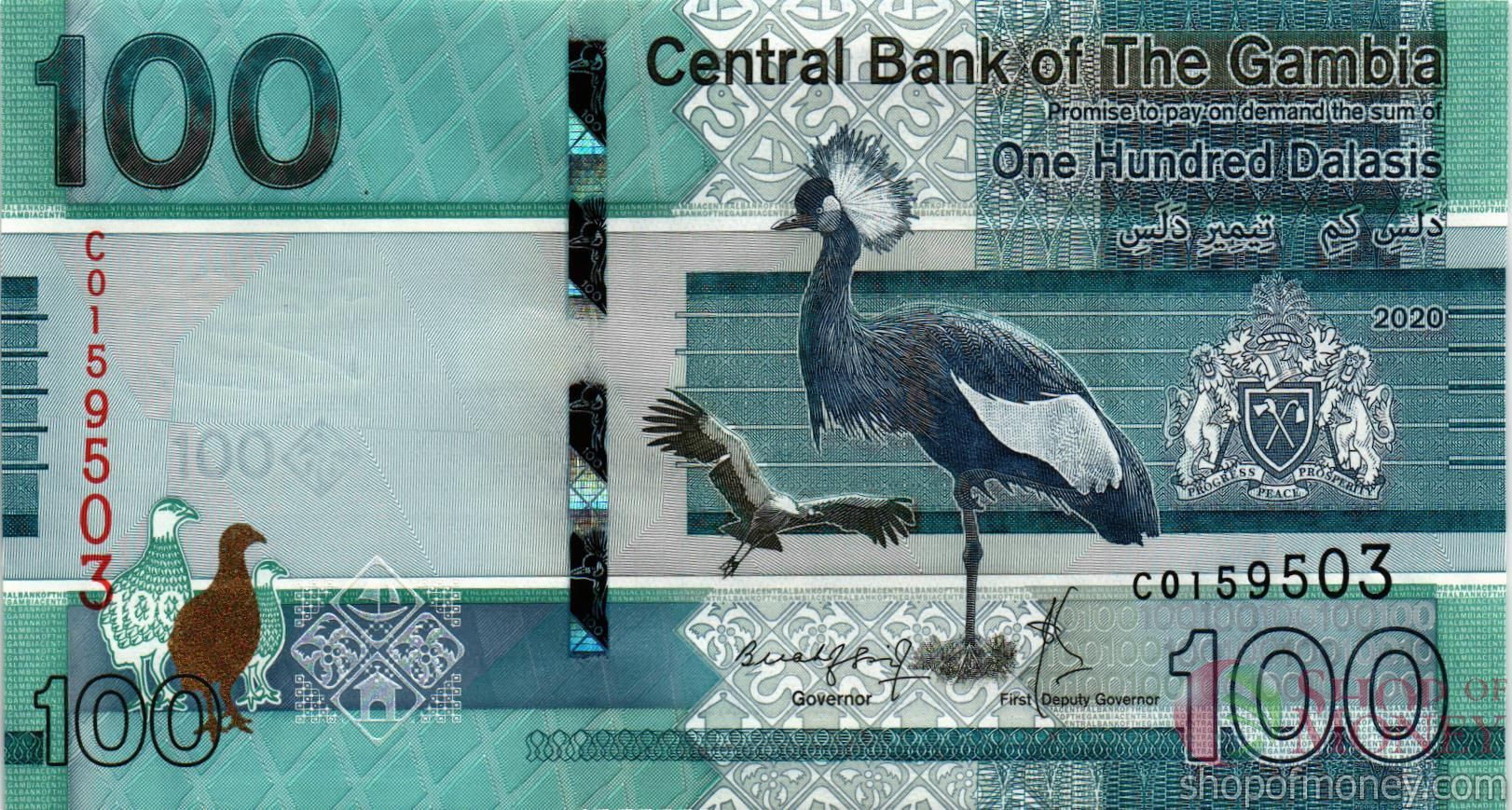 ГАМБИЯ 100 ДАЛАСИ мини 1