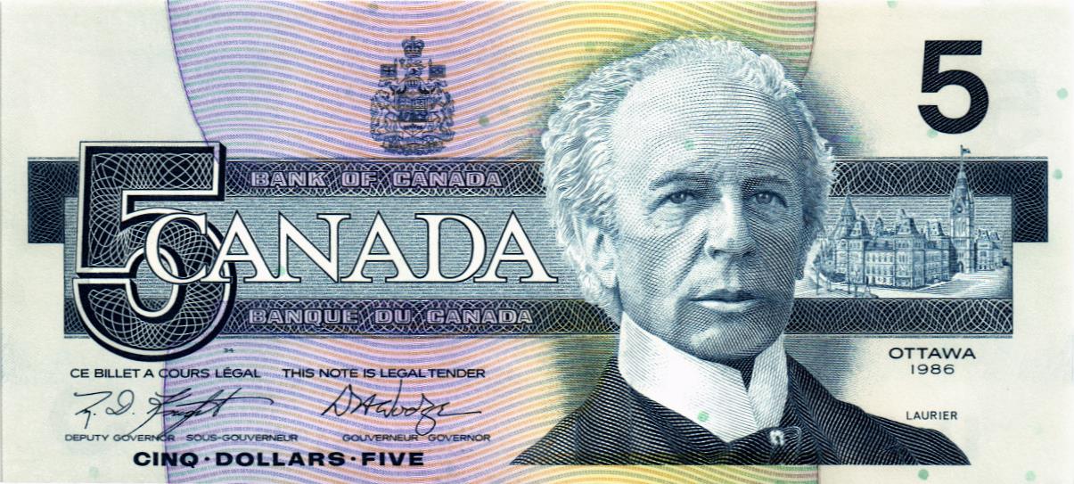 КАНАДА 5 ДОЛЛАРОВ мини 1