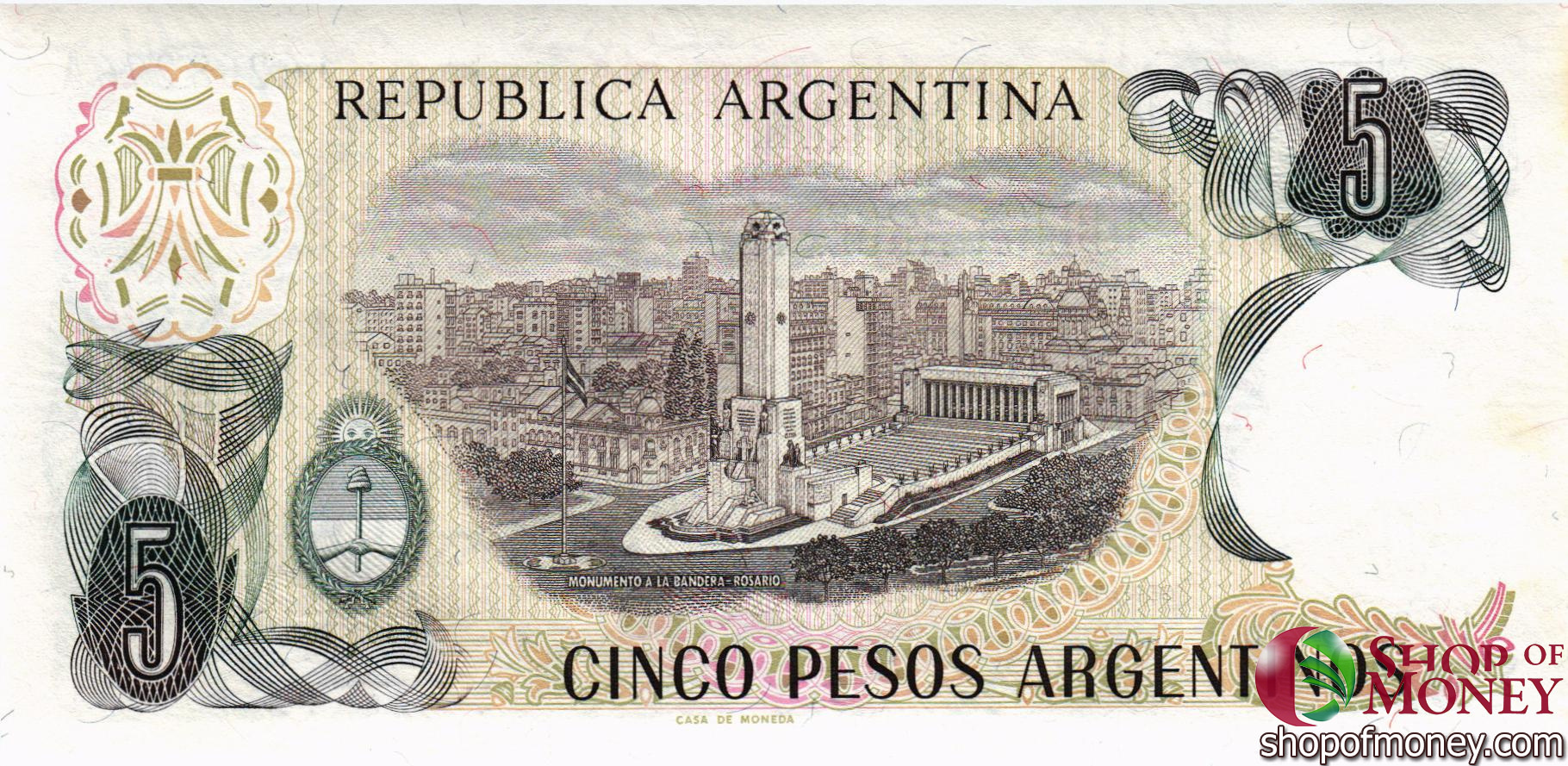 АРГЕНТИНА 5 ПЕСО мини 2
