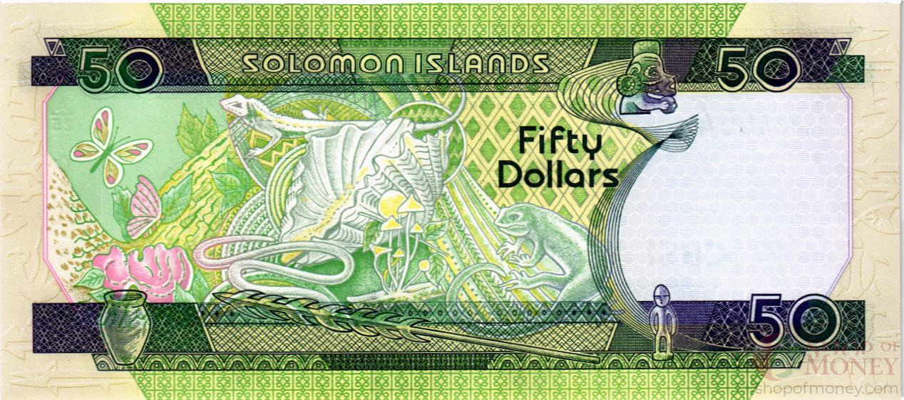 СОЛОМОНОВЫ ОСТРОВА 50 ДОЛЛАРОВ (A/25) мини 2