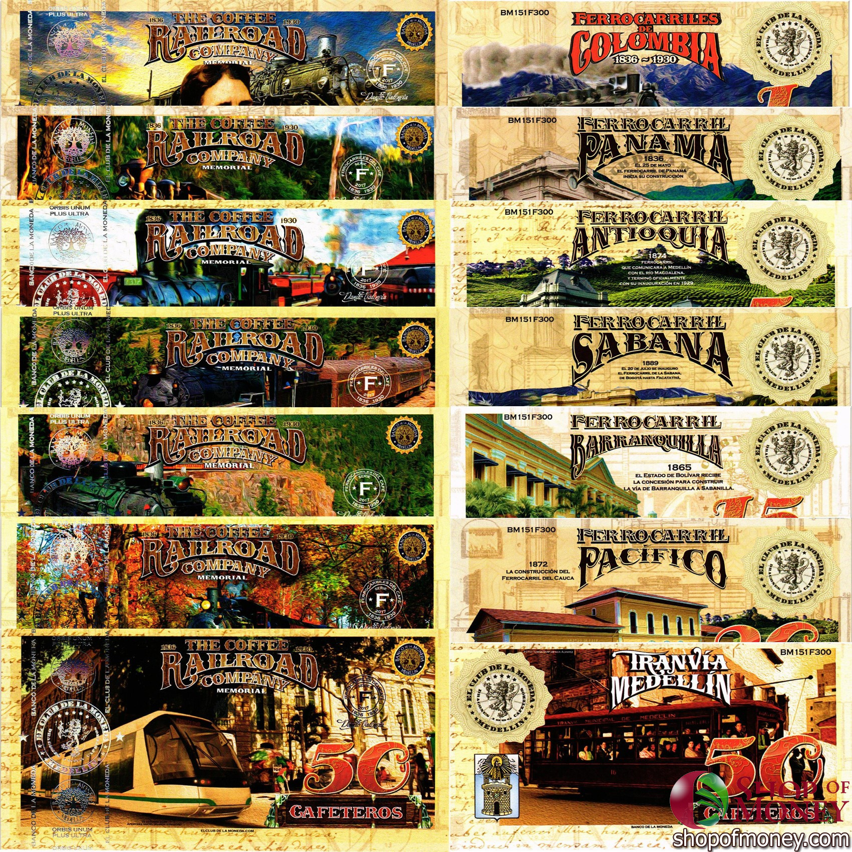 КОЛУМБИЯ КАФЕТЕРОС (RAILROAD)