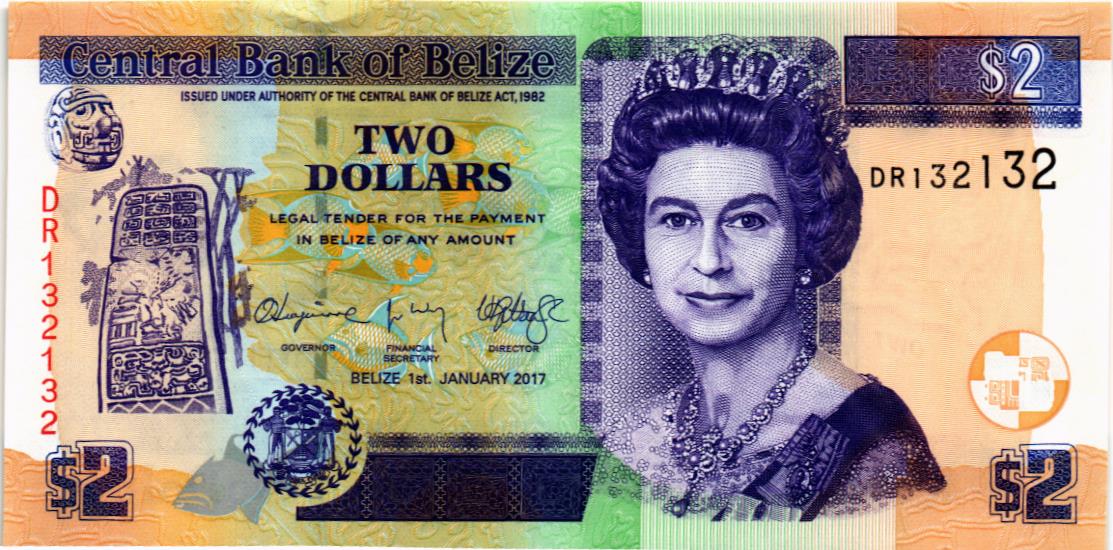БЕЛИЗ 2 ДОЛЛАРА #DR132132 мини 1