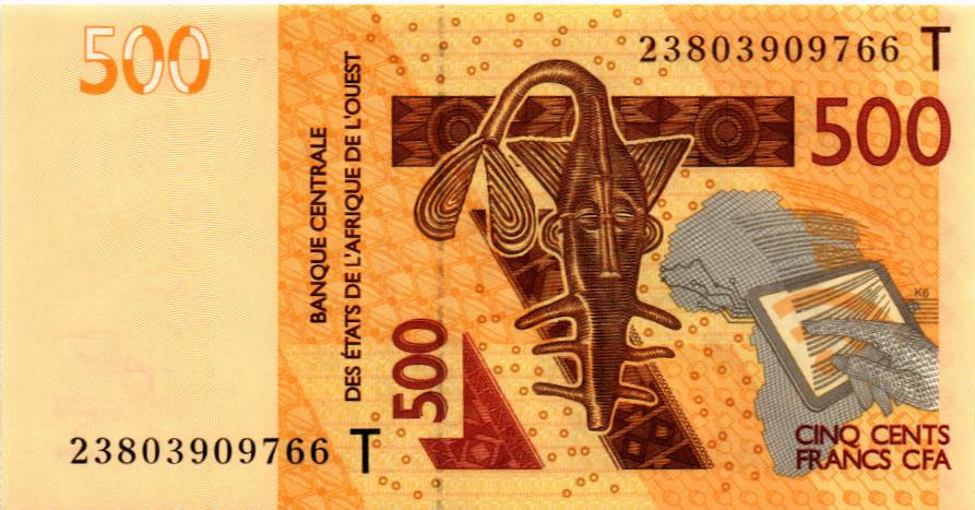 WAS - ТОГО 500 ФРАНКОВ (T)