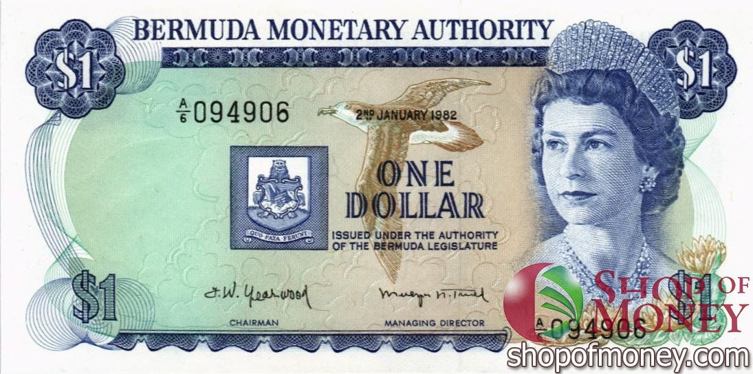 БЕРМУДСКИЕ ОСТРОВА 1 ДОЛЛАР