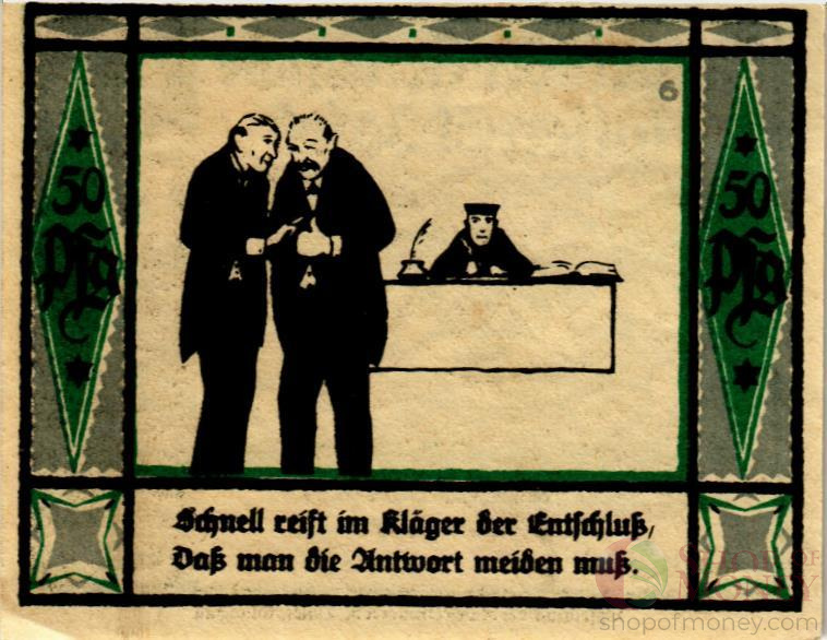 ГЕРМАНИЯ 50 ПФЕННИГОВ (НОТГЕЛЬД) мини 2