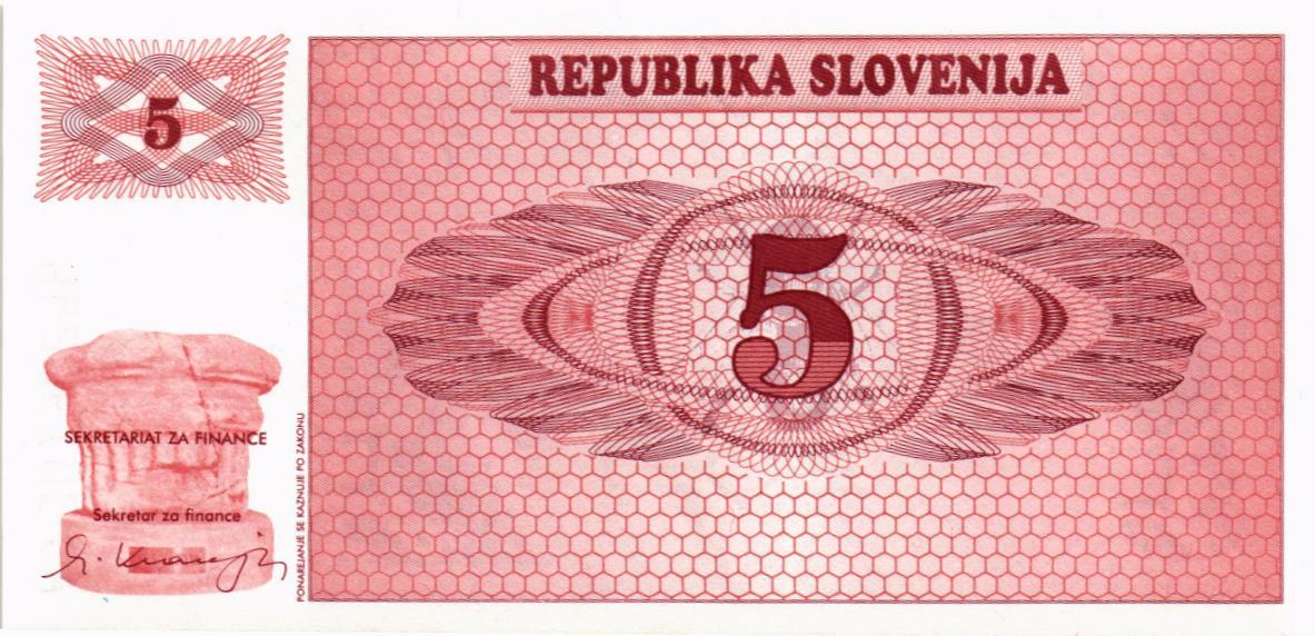 СЛОВЕНИЯ 5 ТОЛАРОВ