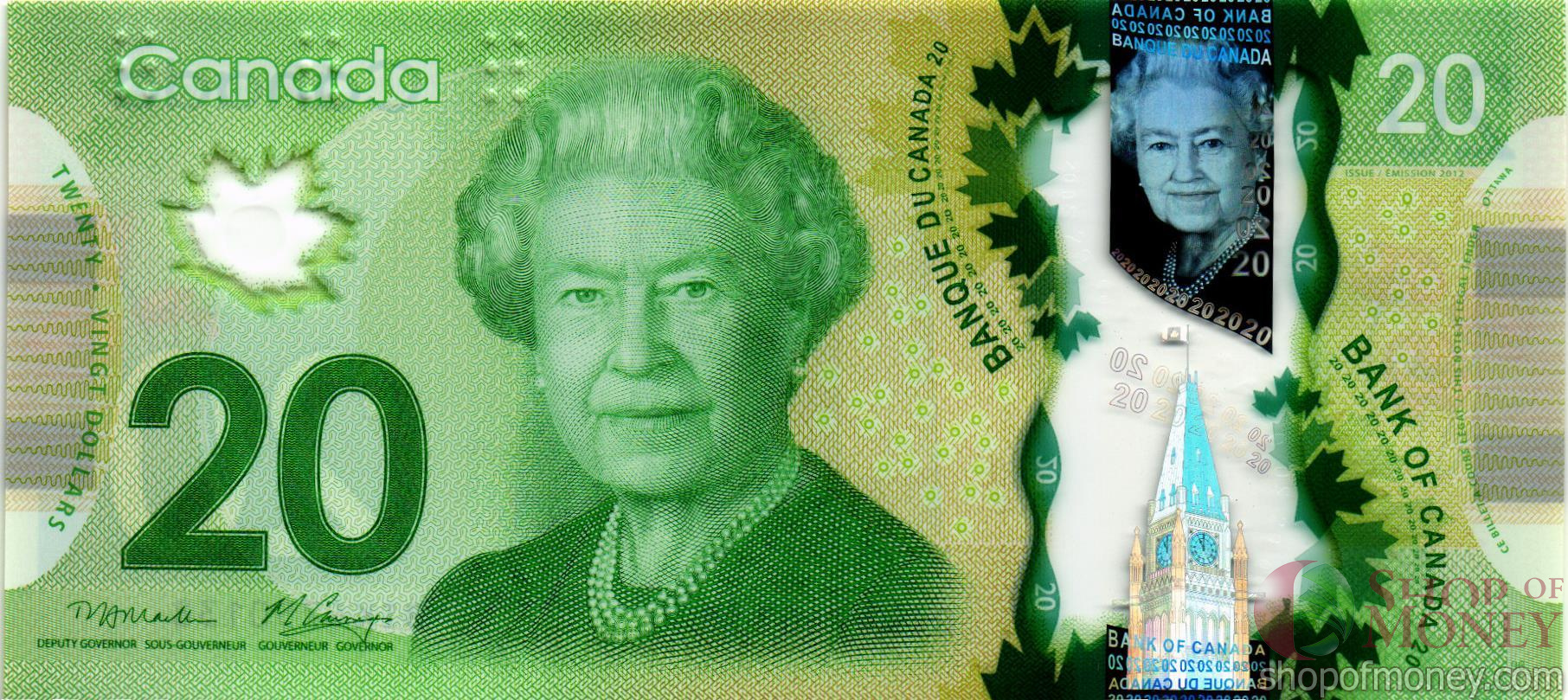 КАНАДА 20 ДОЛЛАРОВ мини 1