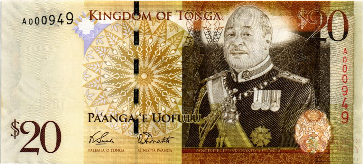 ТОНГА 20 ПААНГА мини 1