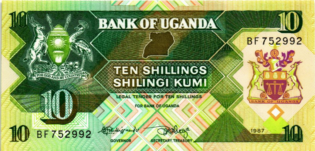 УГАНДА 10 ШИЛЛИНГОВ