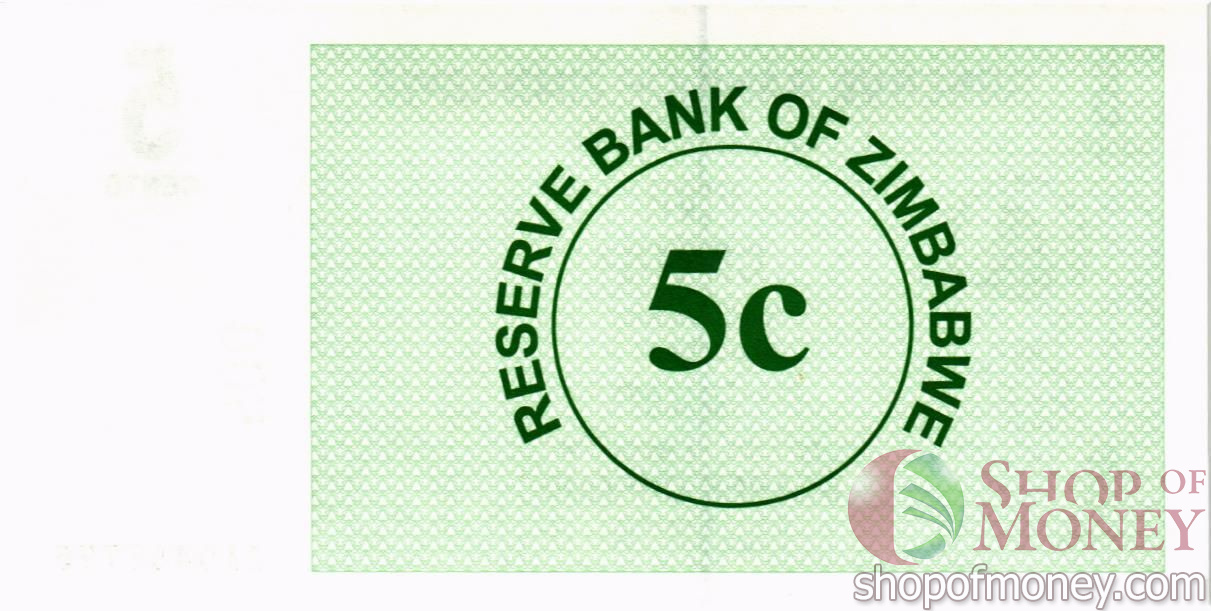 ЗИМБАБВЕ 5 ЦЕНТОВ мини 2