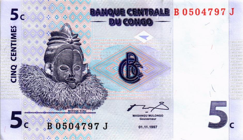 КОНГО ДР 5 САНТИМОВ