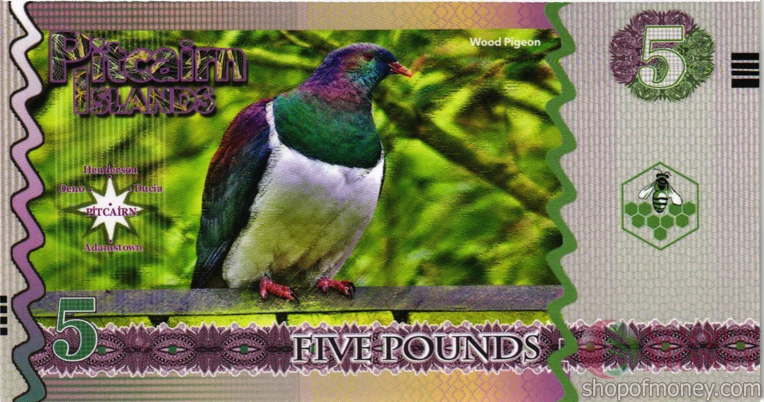 ОСТРОВА ПИТКЭРН 5 ФУНТОВ мини 2