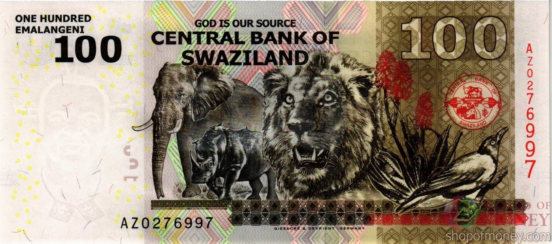 СВАЗИЛЕНД 100 ЭМАЛАНГЕНИ мини 2