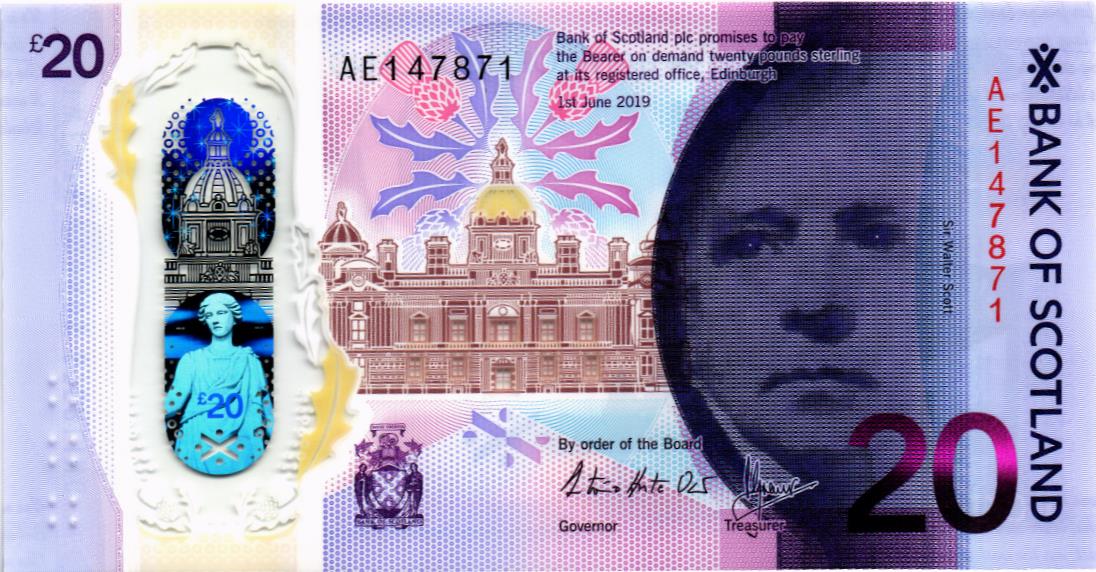 ШОТЛАНДИЯ 20 ФУНТОВ (BANK OF SCOTLAND) мини 1