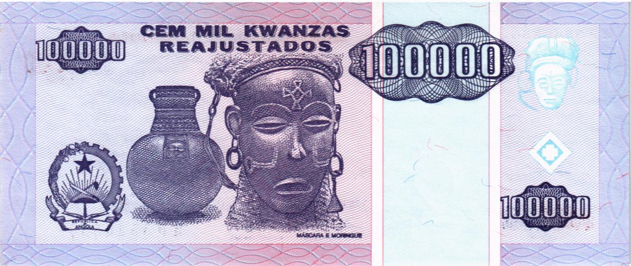 АНГОЛА 100000 КВАНЗА мини 2