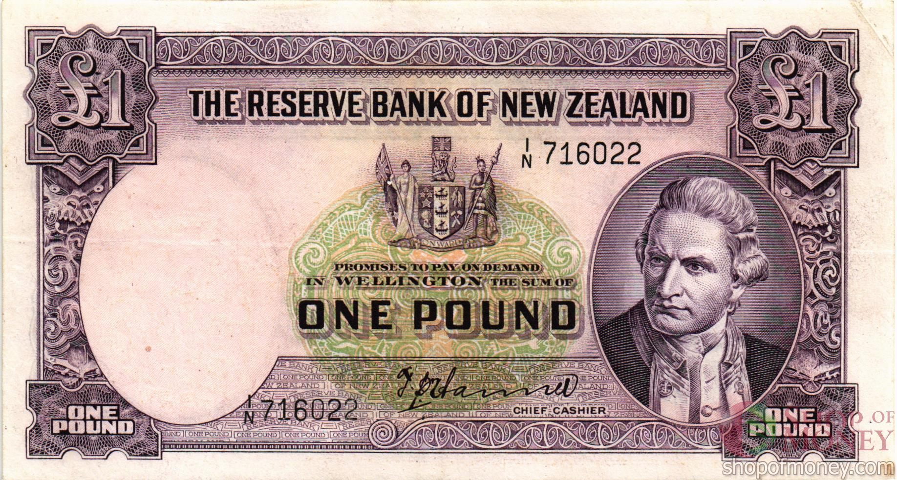 НОВАЯ ЗЕЛАНДИЯ 1 ФУНТ мини 1