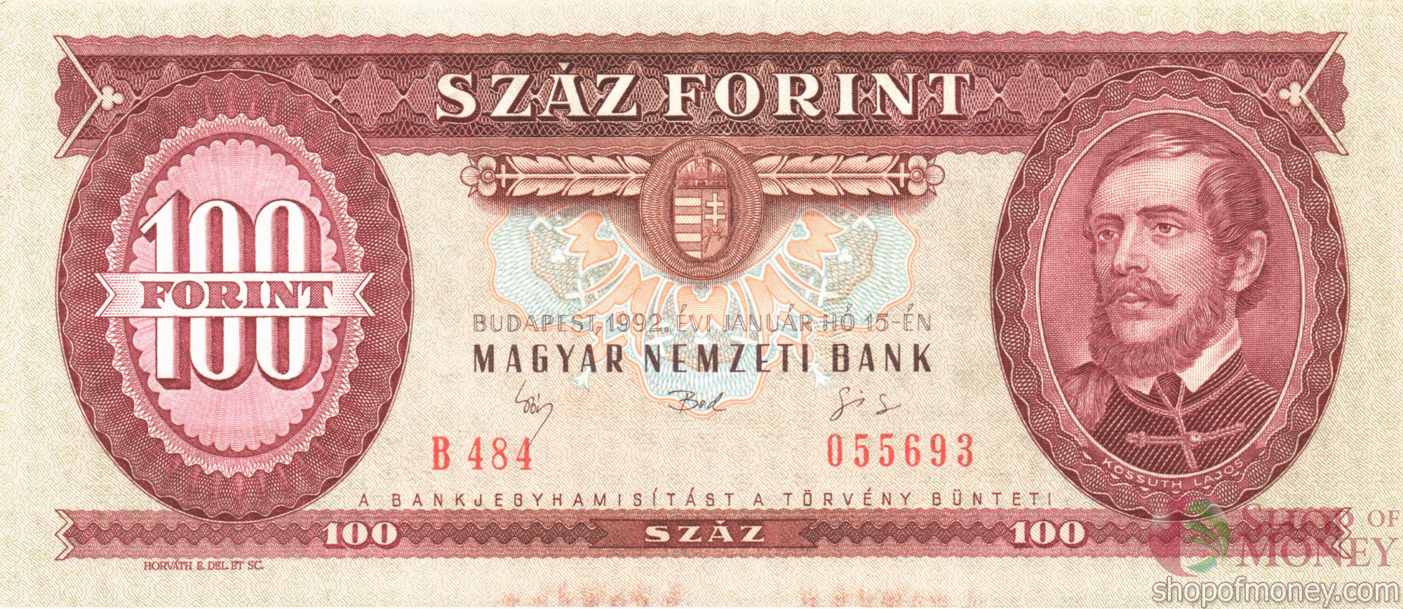 ВЕНГРИЯ 100 ФОРИНТОВ