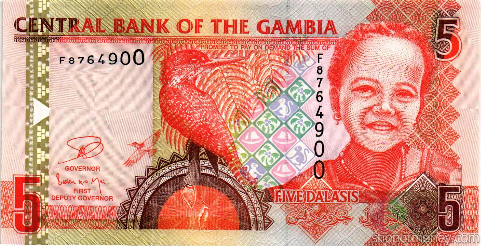 ГАМБИЯ 5 ДАЛАСИ мини 1