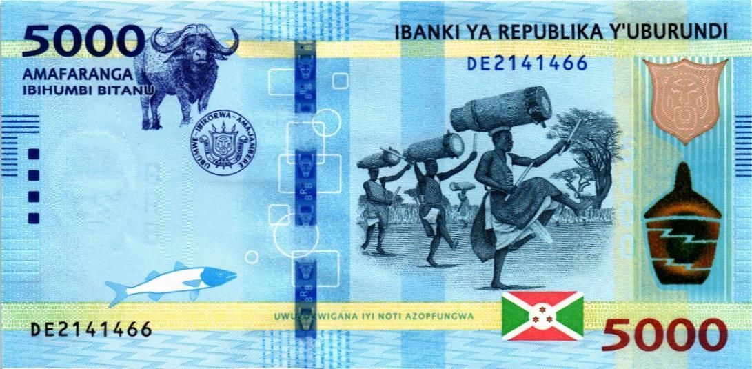 БУРУНДИ 5000 ФРАНКОВ