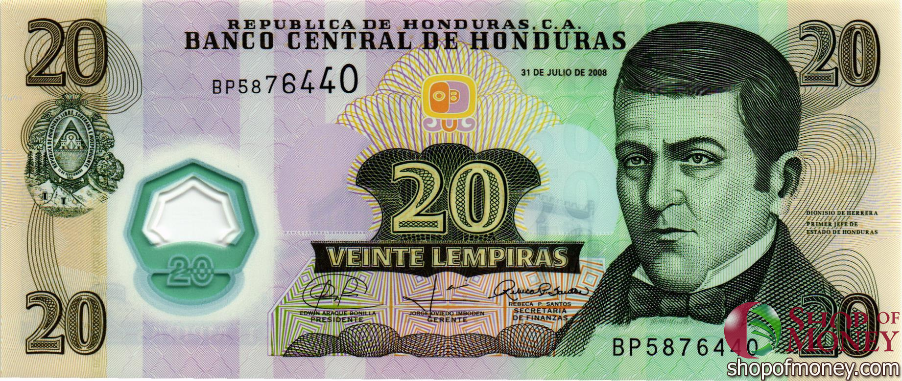 ГОНДУРАС 20 ЛЕМПИР мини 1