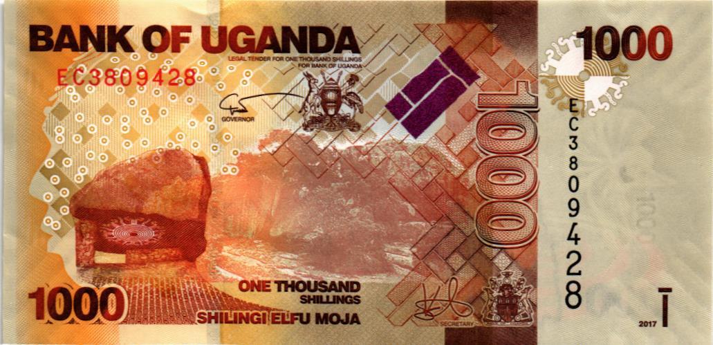 УГАНДА 1000 ШИЛЛИНГОВ мини 1