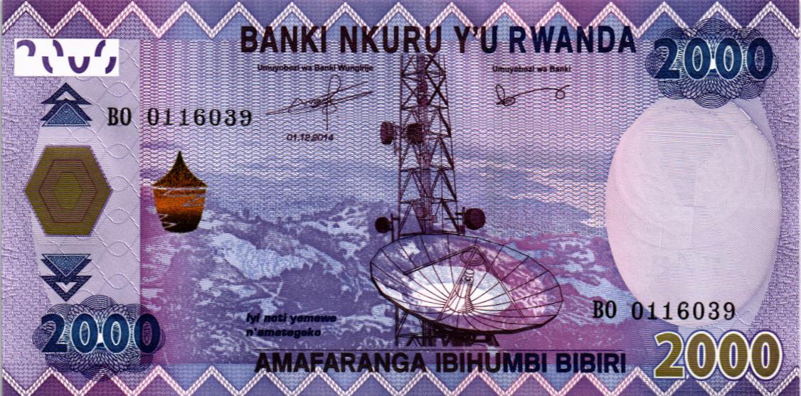 РУАНДА 2000 ФРАНКОВ