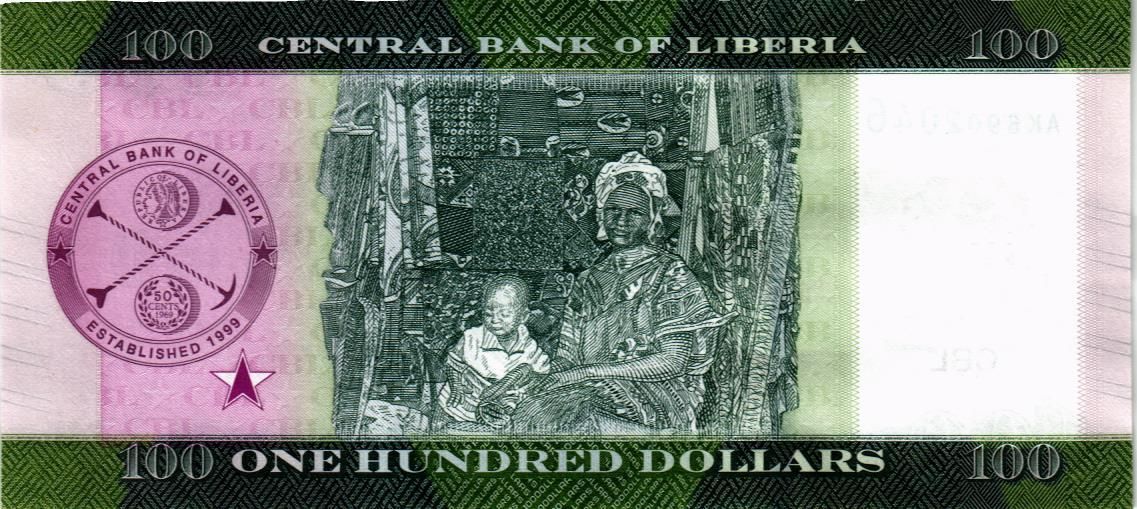 ЛИБЕРИЯ 100 ДОЛЛАРОВ мини 2
