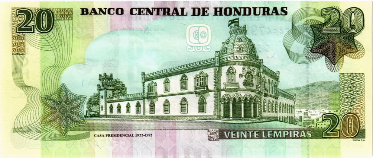 ГОНДУРАС 20 ЛЕМПИР мини 2