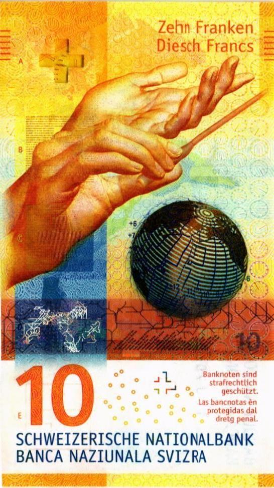 ШВЕЙЦАРИЯ 10 ФРАНКОВ