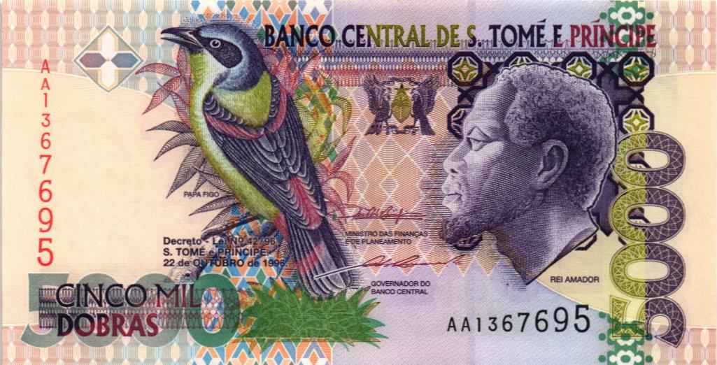 САН-ТОМЕ И ПРИНСИПИ 5000 ДОБР (AA)