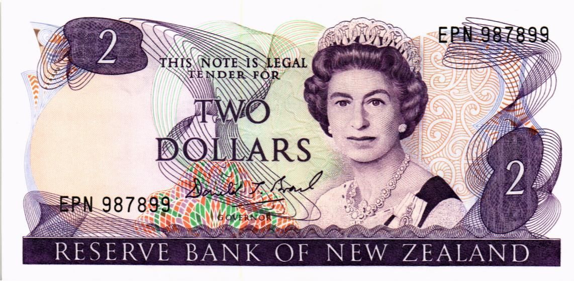 НОВАЯ ЗЕЛАНДИЯ 2 ДОЛЛАРА мини 1