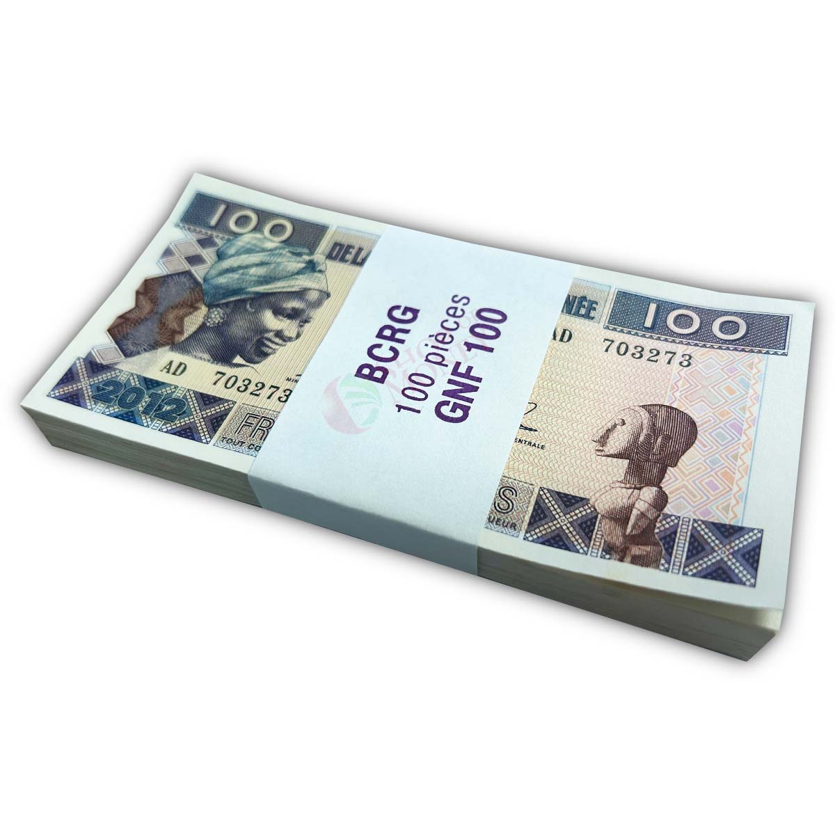 ГВИНЕЯ 100 ФРАНКОВ (100 БАНКНОТ) мини 1