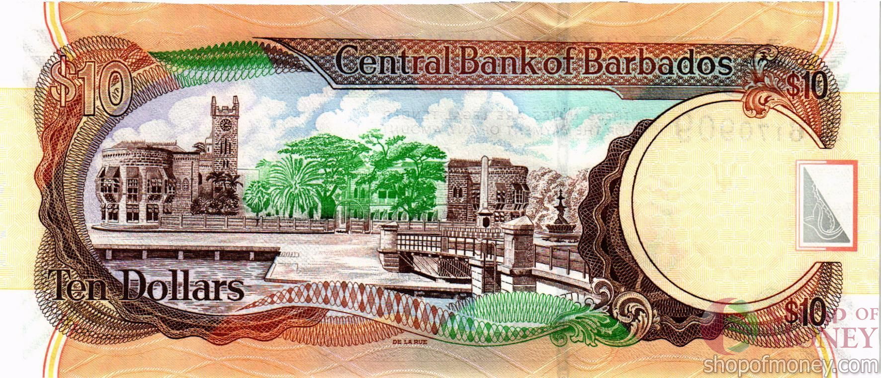 БАРБАДОС 10 ДОЛЛАРОВ мини 2