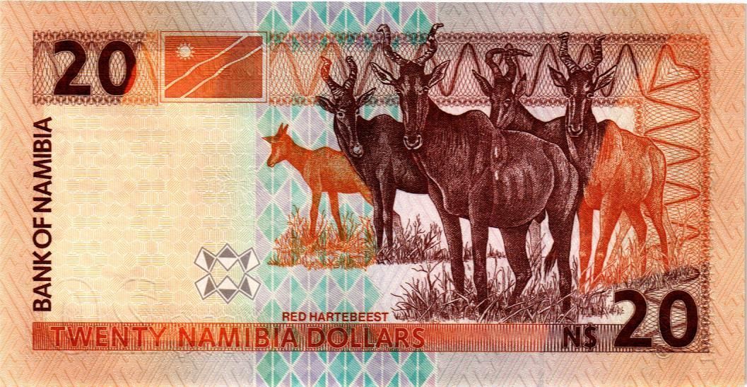НАМИБИЯ 20 ДОЛЛАРОВ мини 2