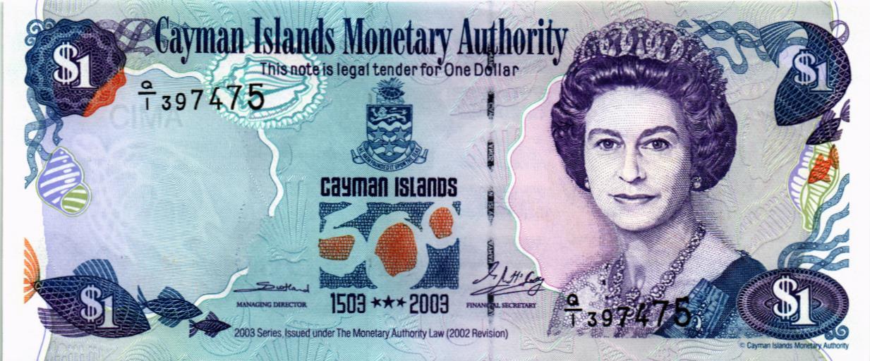 КАЙМАНОВЫ ОСТРОВА 1 ДОЛЛАР (Q/1)