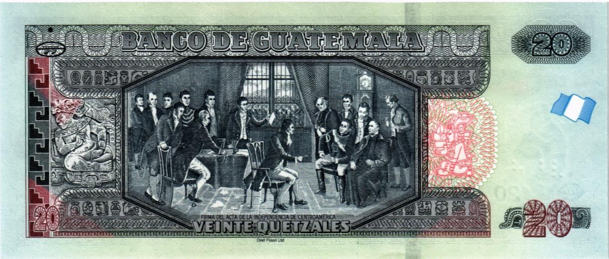 ГВАТЕМАЛА 20 КЕТСАЛЬ мини 2