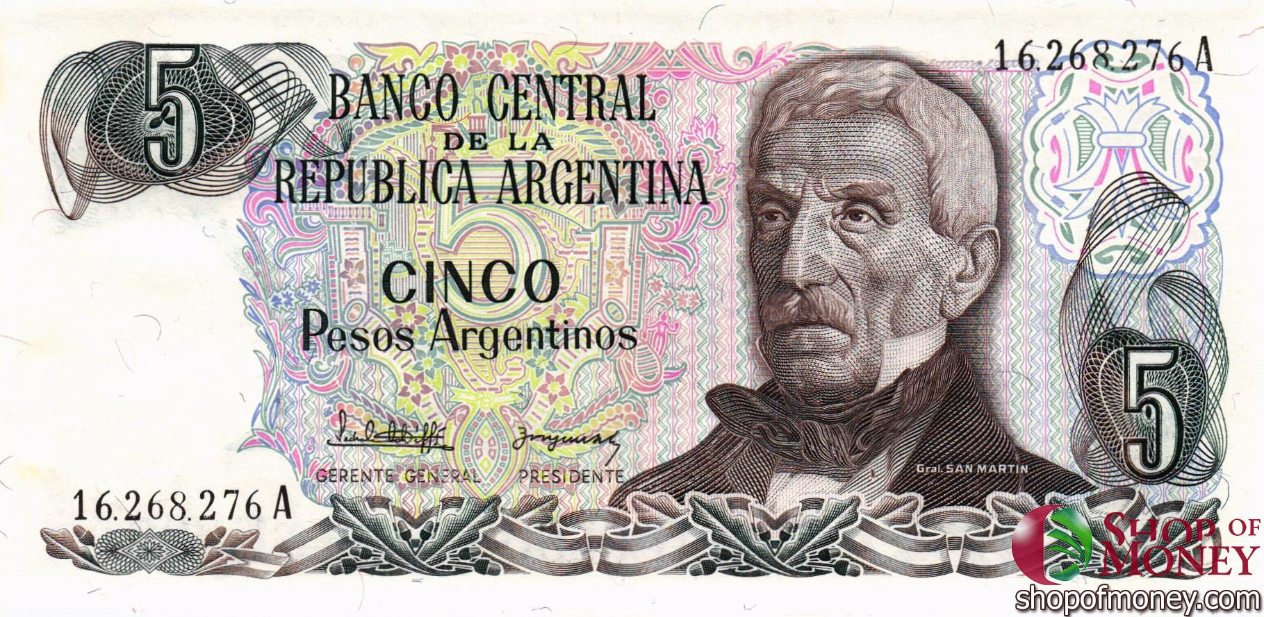 АРГЕНТИНА 5 ПЕСО