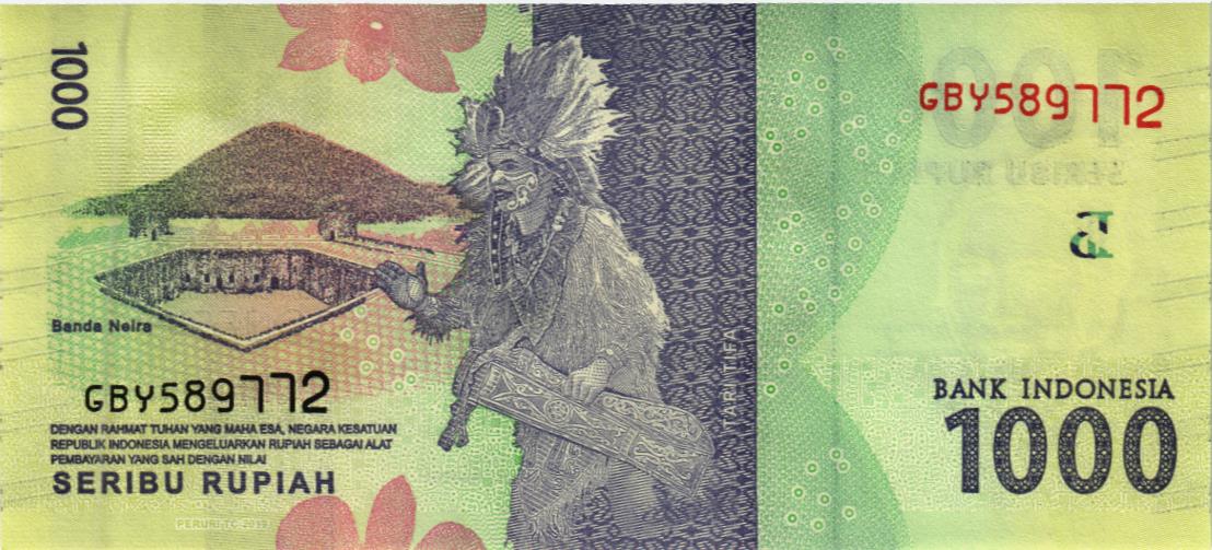 ИНДОНЕЗИЯ 1000 РУПИЙ мини 2