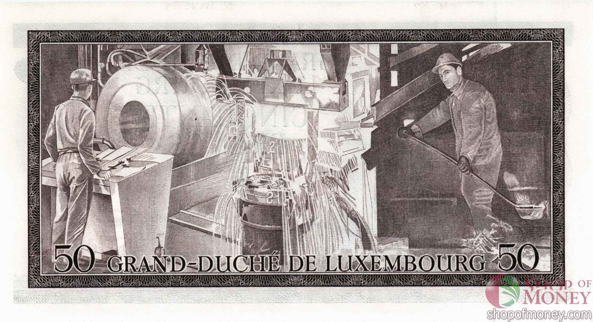 ЛЮКСЕМБУРГ 50 ФРАНКОВ мини 2